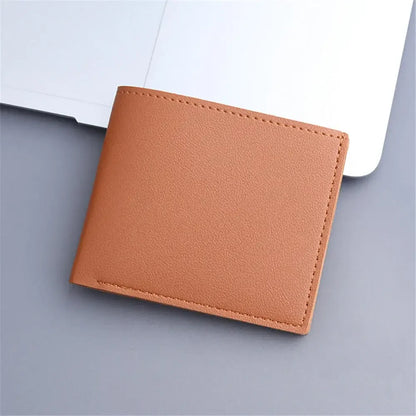 Men Purse Black Coin Wallet Male Business Id Cards Holder Pu Leather Multiple Slot Casual Large Capacity Dollar Coin Money Bags