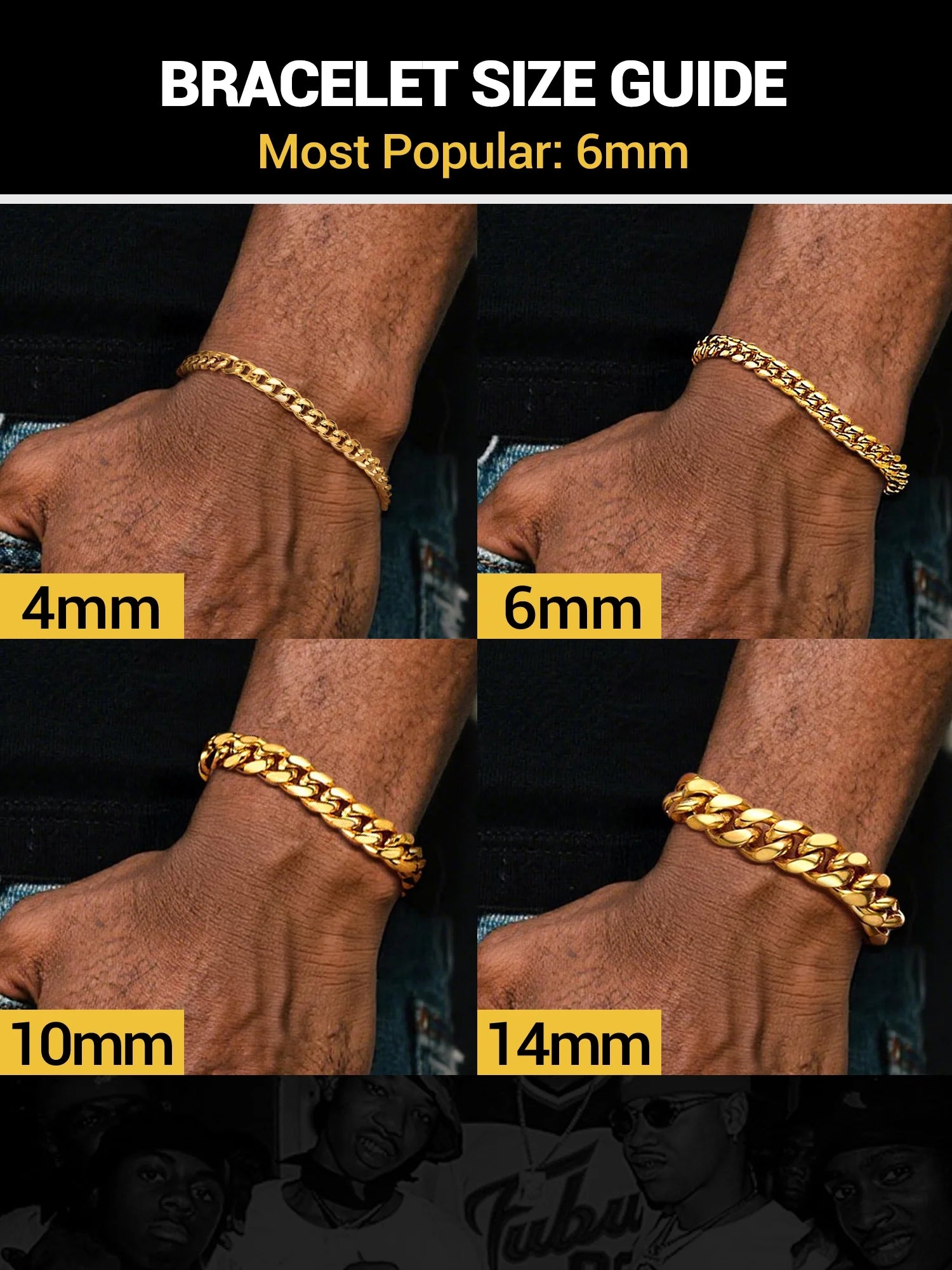Gold Plated Bracelet for Men Chunky Cuban Bracelet 10MM 7.5 Inch Stainless Steel Chain Bracelet Mens Birthday Valentines Day Jewelry Gifts for Him Dad Adults Age
